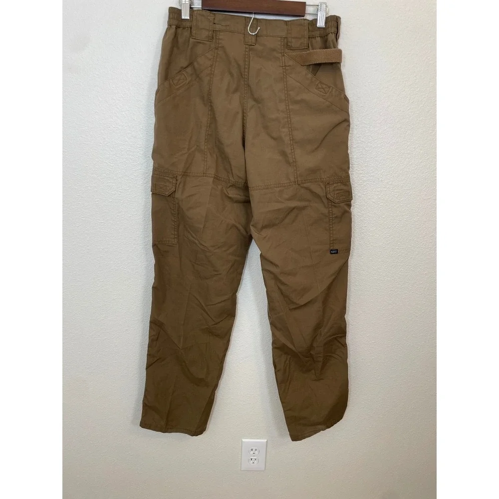 5.11 Tactical Series Cargo Pants Mens 32x34 Brown Ripstop Utility Excellent‎